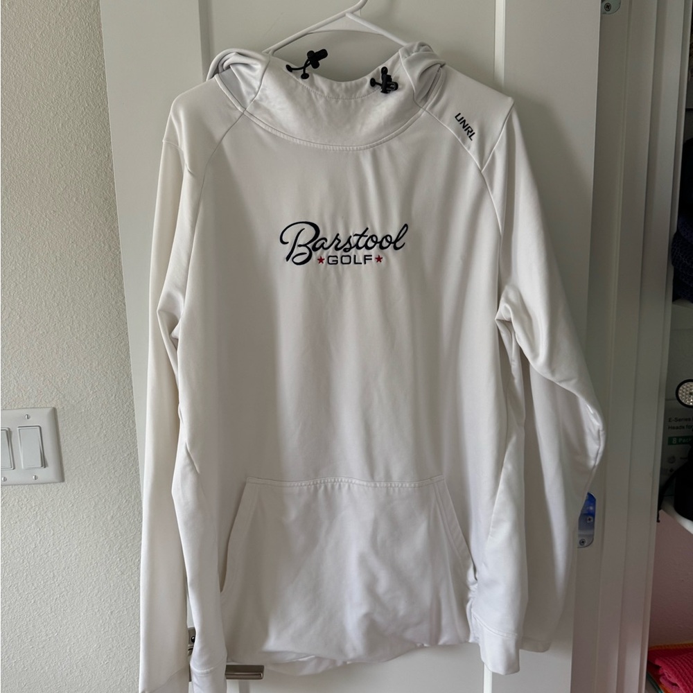 Barstool Golf White Hoodie